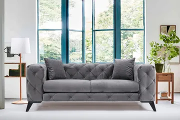 Beachport 2-sits Soffa - Antracit/Svart - Products - Möbler - Soffa - Sammetssoffa