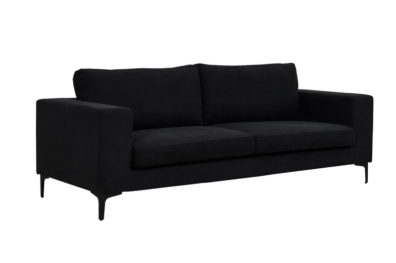 Bolero 3-sits Soffa - Svart - Products - Möbler - Soffa - 3 sits soffa
