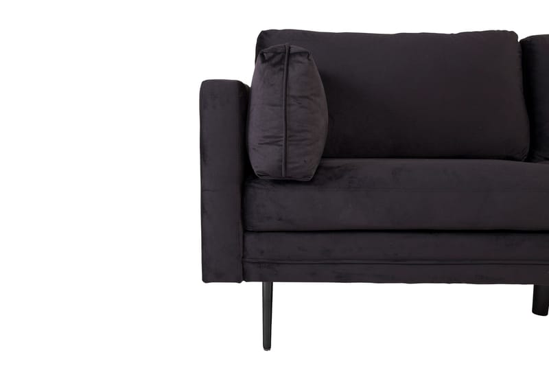 Boom 3-sits Soffa - Svart - Products - Möbler - Soffa - 3 sits soffa
