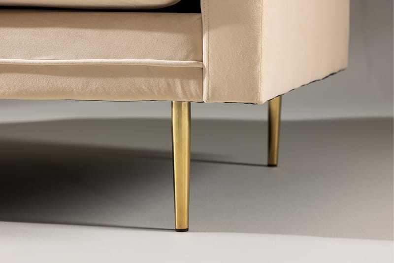 Boom Sammetssoffa 3-sits - Beige - Products - Möbler - Soffa - 3 sits soffa