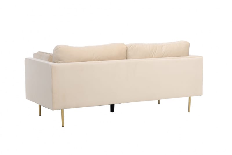 Boom Sammetssoffa 3-sits - Beige - Products - Möbler - Soffa - 3 sits soffa
