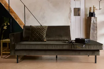 Lissbon Dagbädd Vänster - Grön - Products - Möbler - Soffa - Dagbädd - Dagbädd dubbelsäng