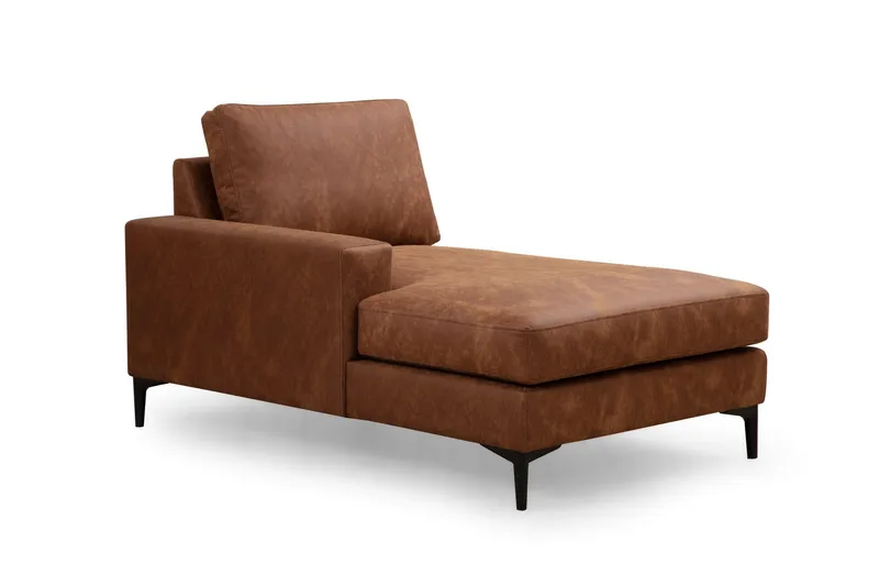 Svanabyn Soffa m. Divan och Schäslong 4-sits - Brun - Products - Möbler - Soffa - Divansoffa & schäslongsoffa - 4 sits soffa med divan