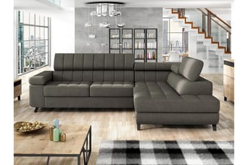 Amshyttan Soffa med Schäslong 3-sits - Brun - Products - Möbler - Soffa - Divansoffa & schäslongsoffa - 3 sits soffa med divan