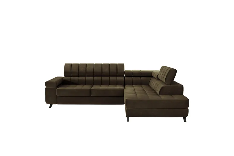 Amshyttan Soffa med Schäslong 3-sits, Brun