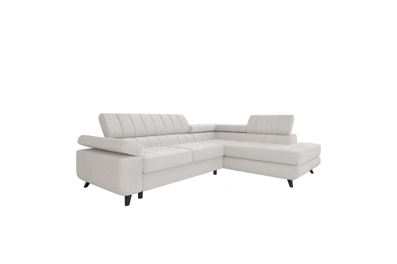 Amshyttan Soffa med Schäslong 3-sits - Vit - Products - Möbler - Soffa - Divansoffa & schäslongsoffa - 3 sits soffa med divan
