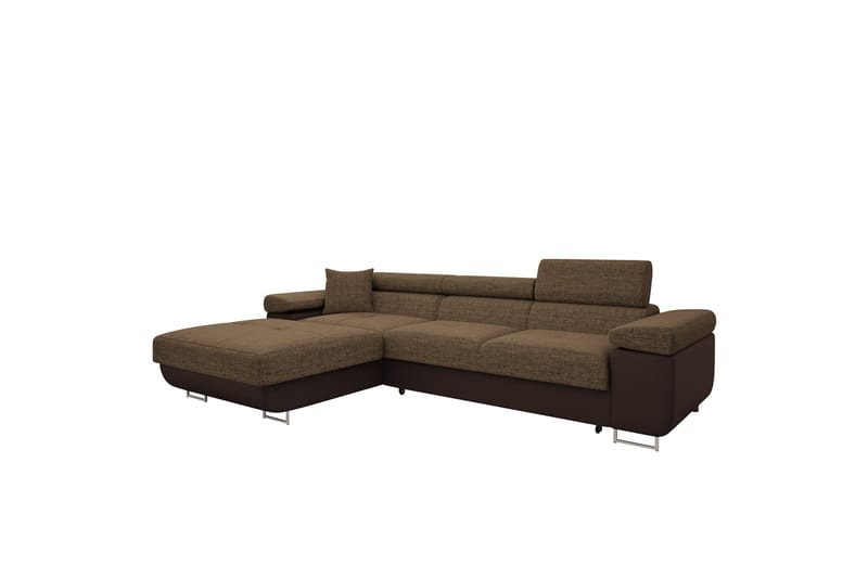 Gabina Soffa med Divan 3-sits, Brun