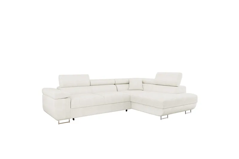 Gabina Soffa med Schäslong 3-sits, Vit