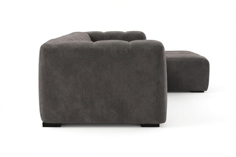 Marlow 3-sits Bubblig Divansoffa höger - Grå - Products - Möbler - Soffa - Divansoffa & schäslongsoffa - 3 sits soffa med divan