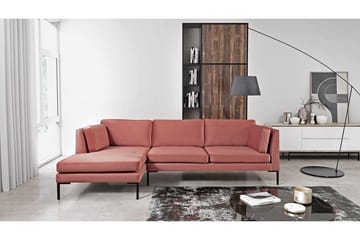 Ocean Hörnsoffa Höger - Rosa - Products - Möbler - Soffa - Divansoffa & schäslongsoffa - 4 sits soffa med divan