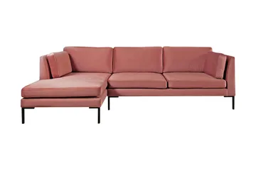 Ocean Hörnsoffa Vänster - Rosa - Products - Möbler - Soffa - Divansoffa & schäslongsoffa - 4 sits soffa med divan