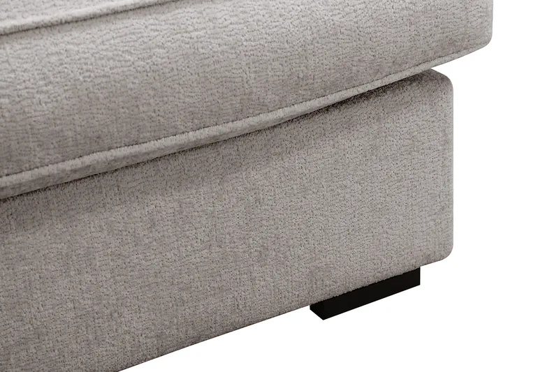 Rossita Lyx 4-sits Extra djup Soffa med Schäslong Vänster - Grå/Brun Chenille - Products - Möbler - Soffa - Divansoffa & schäslongsoffa - 4 sits soffa med divan