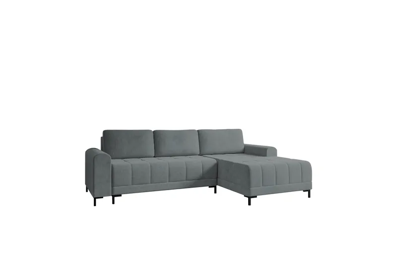 Vilshult Soffa med Divan 3-sits - Grå - Products - Möbler - Soffa - Divansoffa & schäslongsoffa - 3 sits soffa med divan