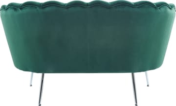 Kingsley 2-sits soffa grön sammet - Grön - Products - Möbler - Soffa - Sammetssoffa
