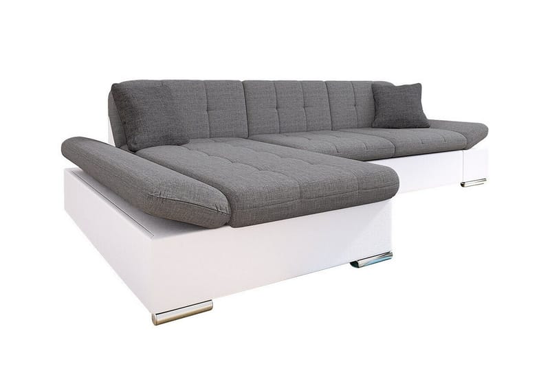 Kintore 3-sits Hörnsoffa Light Grey/White