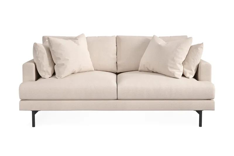 Menard 3-sits Djup Tygsoffa 205 cm bred, Beige