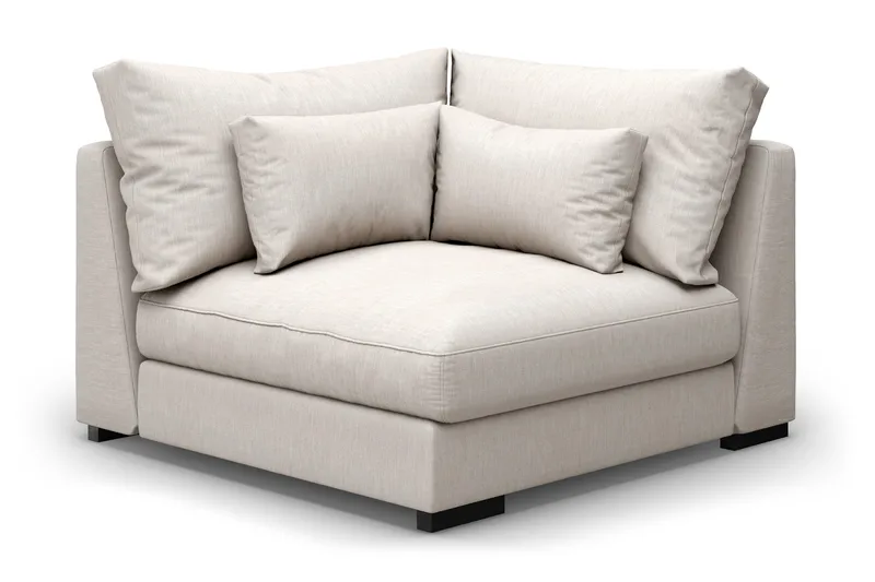 Dubai Hörnmodul Extra Djup - Beige - Products - Möbler - Soffa - Modulsoffa - Hörnmodul