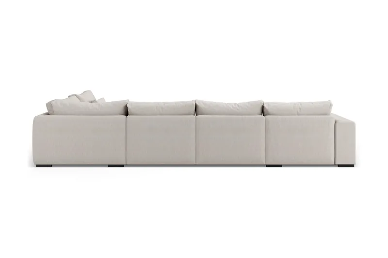 Dubai Stor U-modulsoffa med Divan Vänster 432 cm - Beige - Products - Möbler - Soffa - Modulsoffa - Komplett modulsoffa