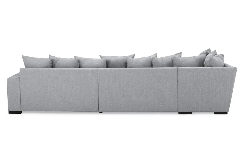 Nebraska U-soffa Divan Höger Kuvertkuddar - Ljusgrå - Products - Möbler - Soffa - U-soffa