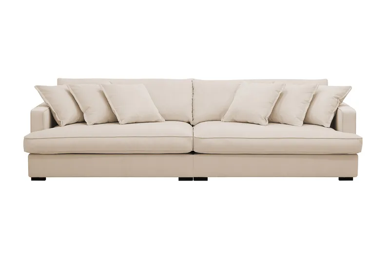 Rossita Lyx 3,5-sits Extra djup Soffa i Manchester - Beige - Products - Möbler - Soffa - 4 sits soffa