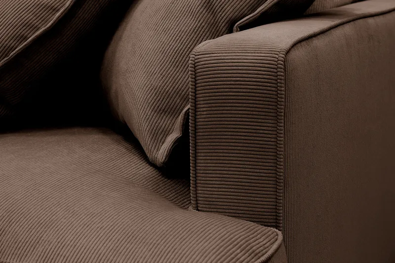 Rossita Lyx 3,5-sits Extra djup Soffa i Manchester - Brun - Products - Möbler - Soffa - 4 sits soffa