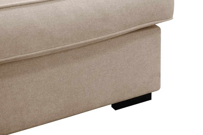 Rossita Lyx 3-sits Extra djup Soffa i Tyg - Ljusbrun - Products - Möbler - Soffa - 3 sits soffa