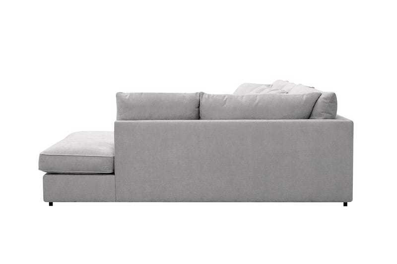 Rossita Lyx 5-sits Vänstervänd U-formad Extra djup Soffa med Divan och Schäslong i Chenille - Grå - Products - Möbler - Soffa - U-soffa