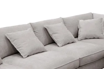 Rossita Lyx 5-sits Vänstervänd U-formad Extra djup Soffa med Divan och Schäslong i Chenille - Grå/Brun - Products - Möbler - Soffa - U-soffa