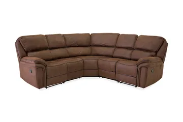 Saranda Hörnsoffa - Brun - Products - Möbler - Soffa - Biosoffa & reclinersoffa