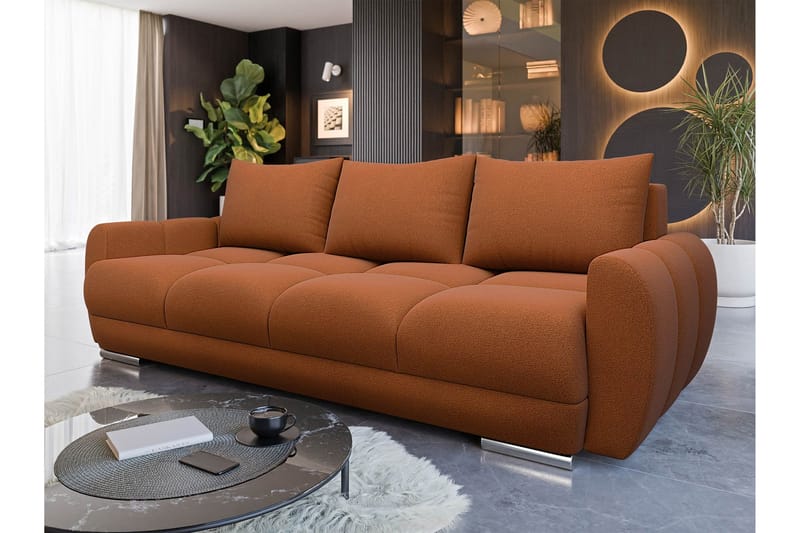 Simerly Soffa 3-sits - Orange - Products - Möbler - Soffa - 3 sits soffa