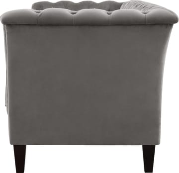 Soffa 2-sits chesterfield grå - Henry - Grå sammet - Products - Möbler - Soffa - Chesterfield soffa
