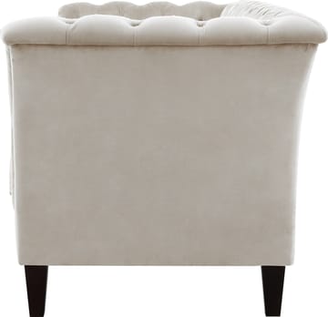 Soffa 3-sits Chesterfield beige - Milton - Beige sammet - Products - Möbler - Soffa - Chesterfield soffa