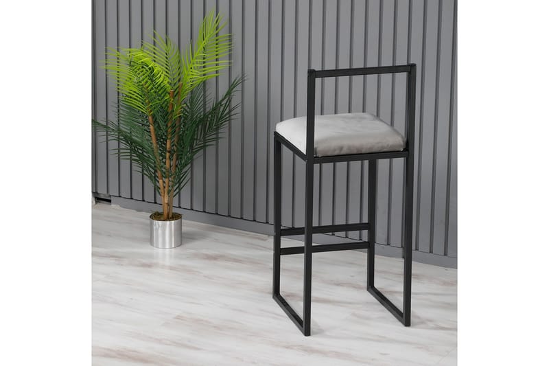 Bitanya Barstol - Grå - Products - Möbler - Fåtölj & stolar - Barstol & barpall