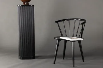 Bobby Karmstol - Svart - Products - Möbler - Fåtölj & stolar - Matstol & köksstol