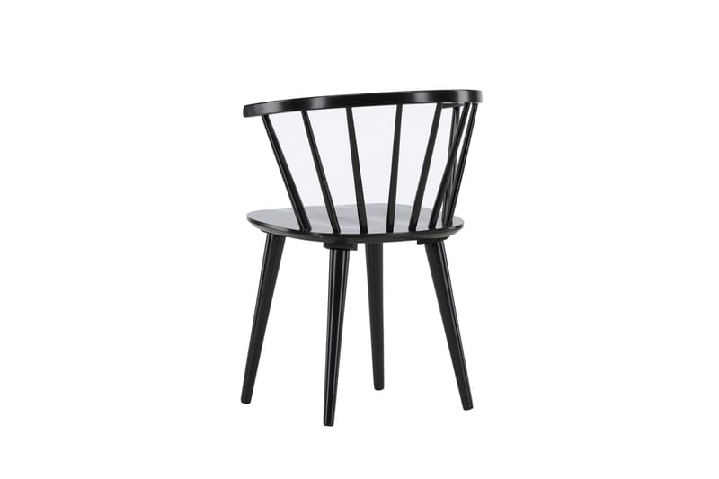 Bobby Karmstol - Svart - Products - Möbler - Fåtölj & stolar - Matstol & köksstol