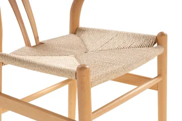 Dastoori Matstol med Armstöd - Natur / Bokträ - Products - Möbler - Fåtölj & stolar - Matstol & köksstol