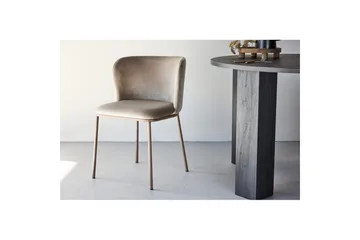 Edina Matstol - Beige - Products - Möbler - Fåtölj & stolar - Matstol & köksstol