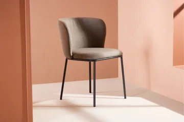 Edina Matstol - Brun - Products - Möbler - Fåtölj & stolar - Matstol & köksstol