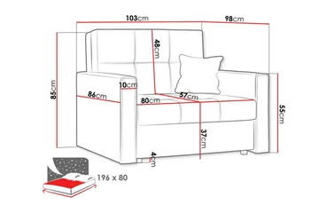 Denegal Bäddfåtölj - Products - Möbler - Fåtölj & stolar - Fåtölj - Bäddfåtölj