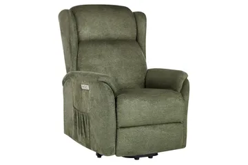 Elektrisk reclinerfåtölj Elegy Grön - Grön - Products - Möbler - Fåtölj & stolar - Fåtölj - Biofåtölj & reclinerfåtölj