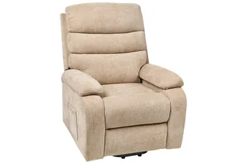 Elektrisk reclinerfåtölj Rise Beige - Beige - Products - Möbler - Fåtölj & stolar - Fåtölj - Biofåtölj & reclinerfåtölj