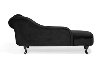 Nimes Schäslong - Svart - Products - Möbler - Fåtölj & stolar - Fåtölj - Liggfåtölj