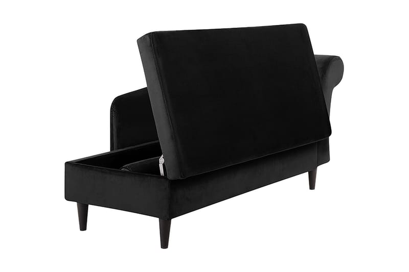 Tyland Schäslong Höger - Svart - Products - Möbler - Fåtölj & stolar - Fåtölj - Liggfåtölj
