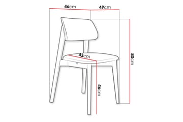 Ferrara Matstol - Beige - Products - Möbler - Fåtölj & stolar - Matstol & köksstol