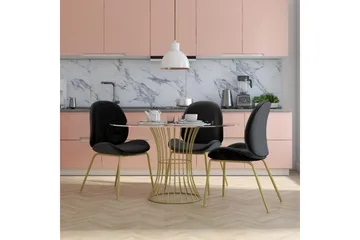 Kaiti Matstol - Svart - Products - Möbler - Fåtölj & stolar - Matstol & köksstol