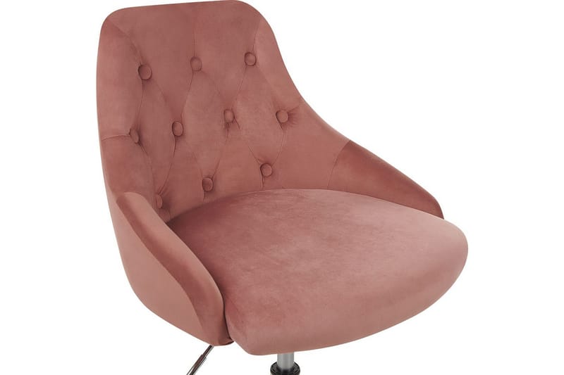 Kontorsstol Parrish Rosa/svart/silver - Rosa/svart/silver - Products - Möbler - Fåtölj & stolar - Kontorsstol & skrivbordsstol