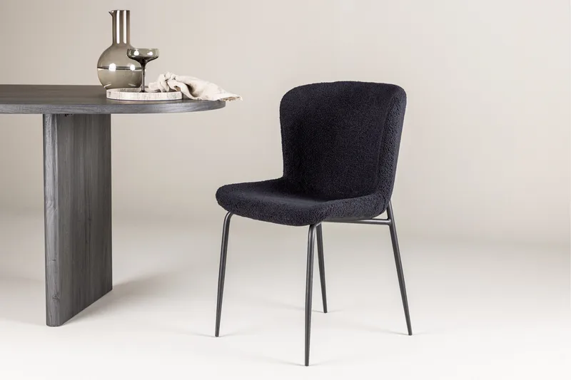 Modesto Matstol - Svart - Products - Möbler - Fåtölj & stolar - Matstol & köksstol