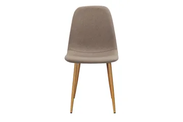 Nibe Matstol - Brun/Metallben Ek - Products - Möbler - Fåtölj & stolar - Matstol & köksstol