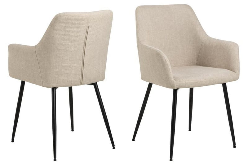 Nielsby Karmstol - Beige - Products - Möbler - Fåtölj & stolar - Karmstol