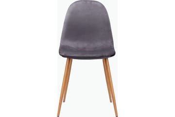 Oktoos Matstol - Antracit/Natur - Products - Möbler - Fåtölj & stolar - Matstol & köksstol